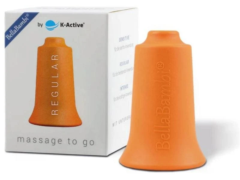 K-Active BellaBambi Schröpfcup Silikon Original regular, orange, Ø 3.5 cm