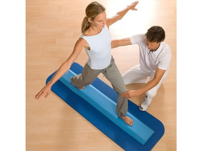 Airex Schwebebalken Balance-beam, blau, 160 x 24 x 6 cm