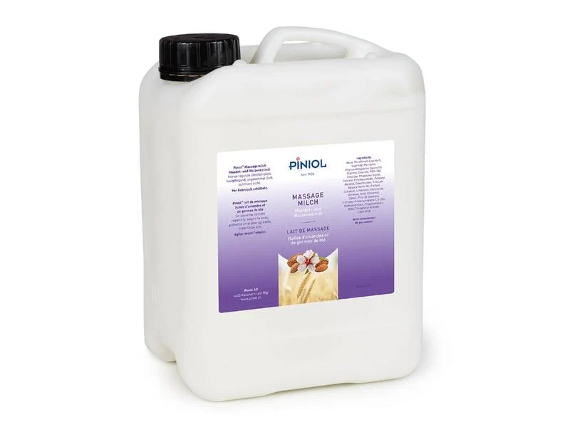 Piniol Massagemilch Mandel-Weizenkeimöl, 10 Liter