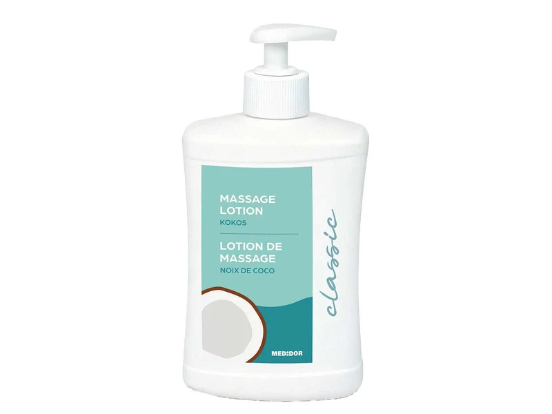 MEDiDOR Massagelotion Kokos Classic, 500 ml mit Dosierspender