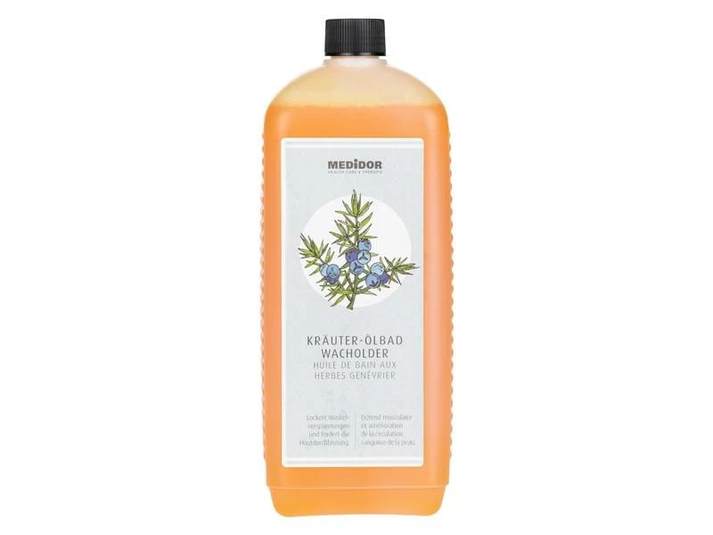 MEDiDOR Kräuterölbad Wacholder, 1 Liter