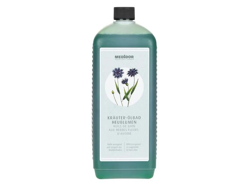 MEDiDOR Kräuterölbad Heublumen, 1 Liter