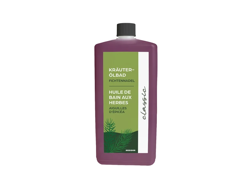 MEDiDOR Kräuterölbad Fichtennadel, 1 Liter