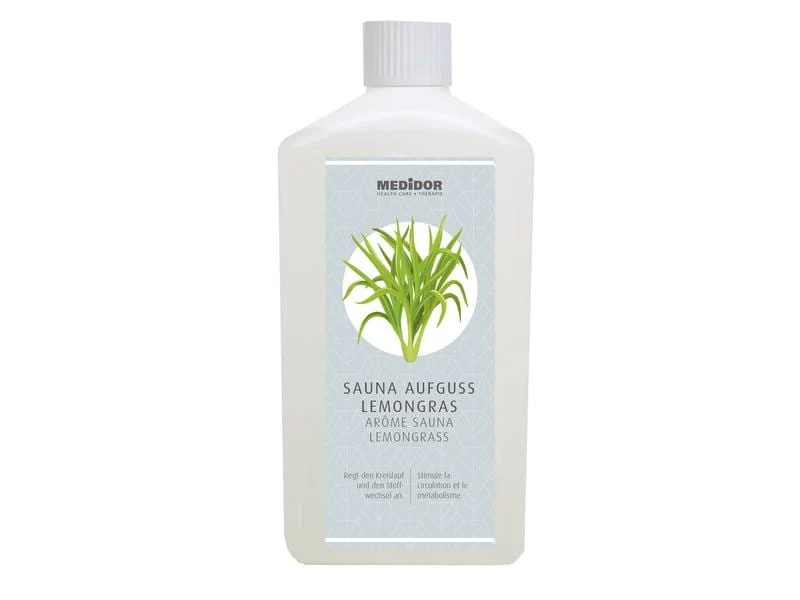 MEDiDOR Sauna Aufguss Lemongras, 1 Liter