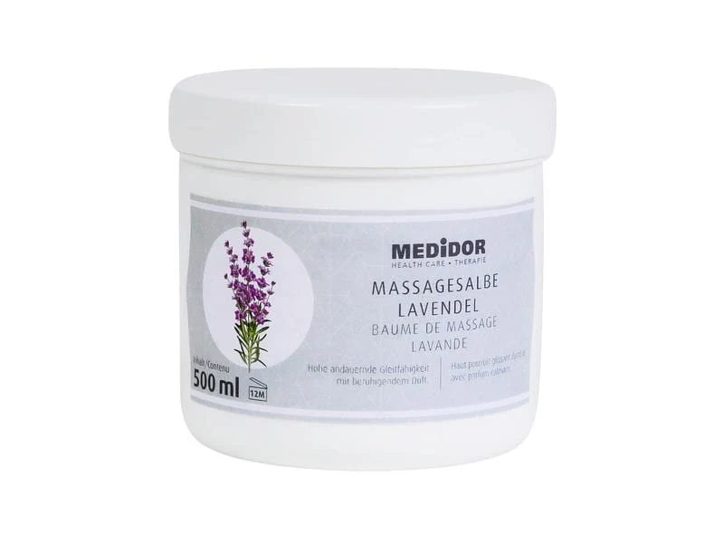 MEDiDOR Massagesalbe Lavendel, 500 ml