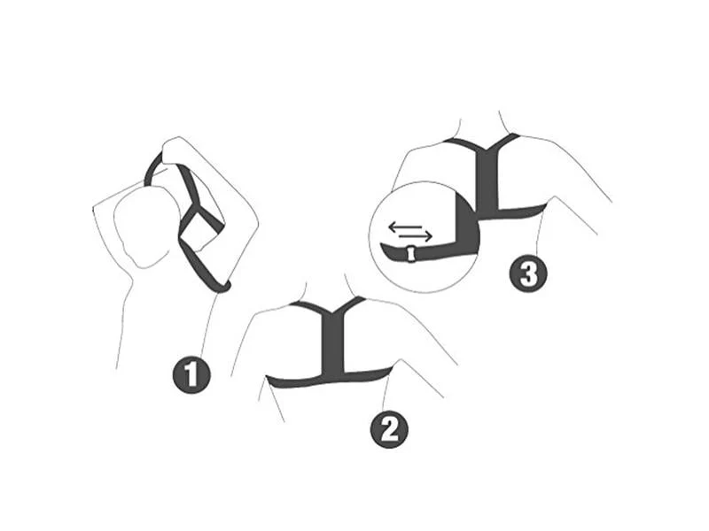 Swedish Posture Haltungsgurt Flexi, schwarz, Grösse S/M
