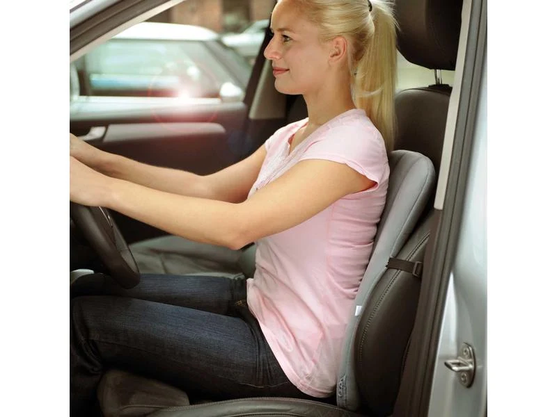 SISSEL Rückenkissen DorsaBack-Car, grau, 31 x 50 cm