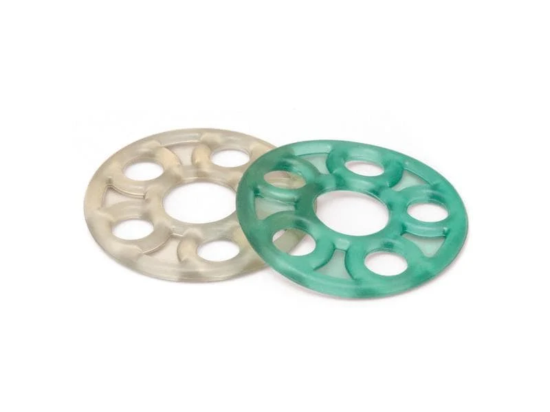 SISSEL Finger Exerciser Set, 4 Stück, 2 orange (medium) und 2 grün (stark)