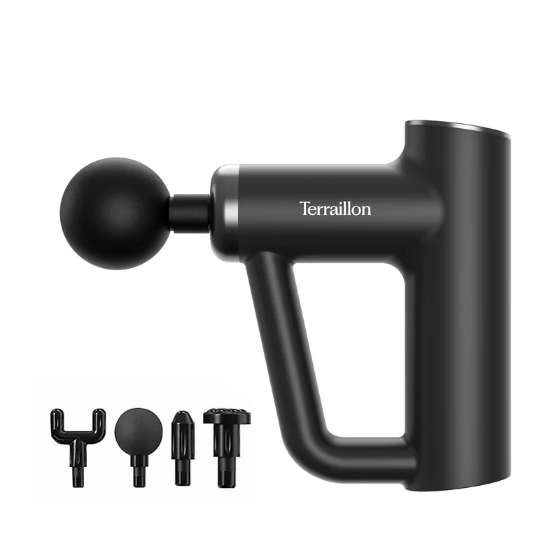 FITNESS MASSAGER Noir - Pistolet de massage multizones