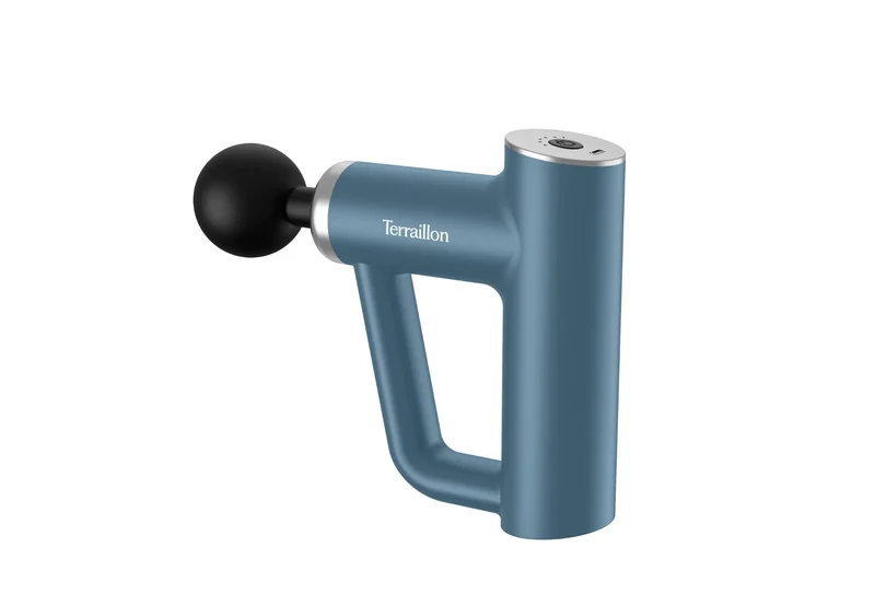 FITNESS MASSAGER Bleu - Pistolet de massage multizones