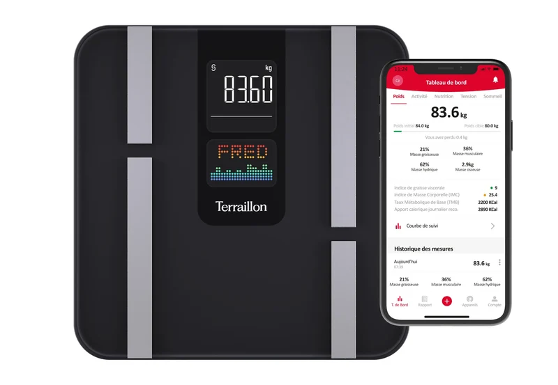 BODY COLOR CONNECT - Pèse-personne connecté BLUETOOTH