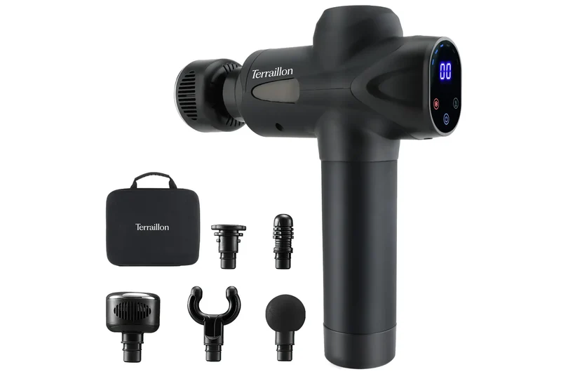 GUN MASSAGER EXPERT - Pistolet de massage avec embout chaud & froid