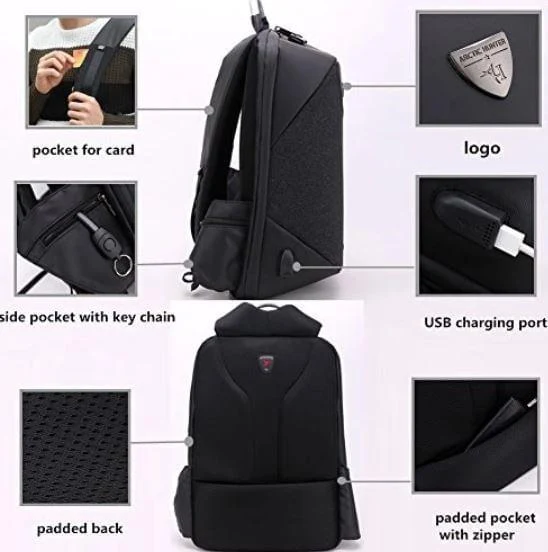 Sac à Dos Portable avec USB - Antivol