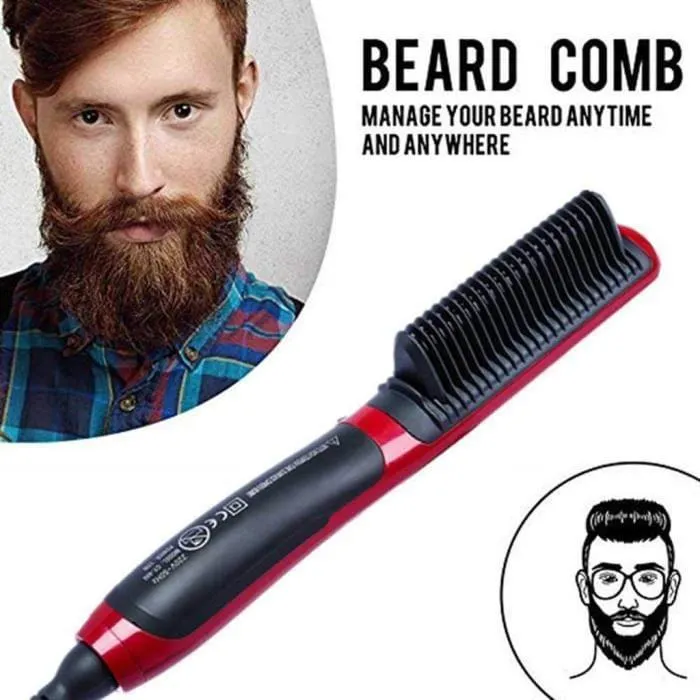 Portable Professionnel Hommes Rapide Barbe Lissage