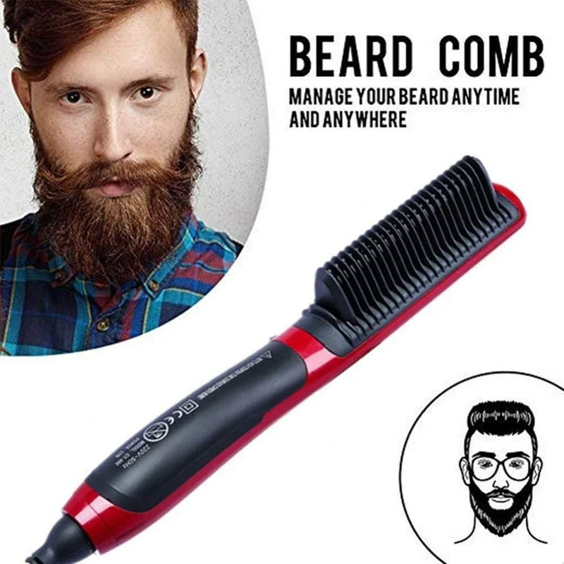 Portable Professionnel Hommes Rapide Barbe Lissage