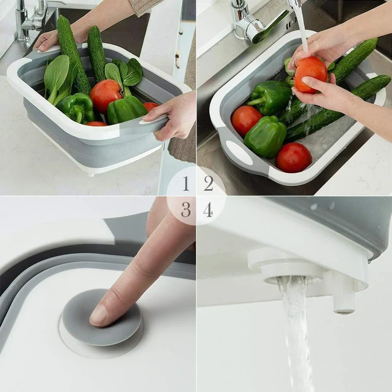 Collapsible Cutting Board with