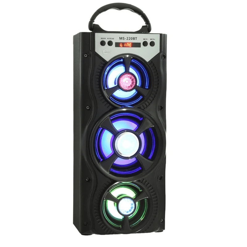 Un Haut-parleur extérieur portable avec rétro-éclairage