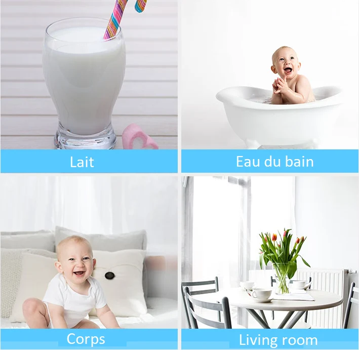 Thermomètre Médical Frontal Sans Contact Infrarouge pour Adulte et Bébé