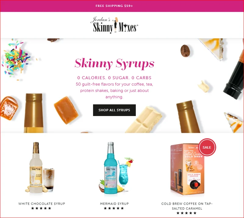 Skinny Syrups 10% off First order Coupon Code & Link to order