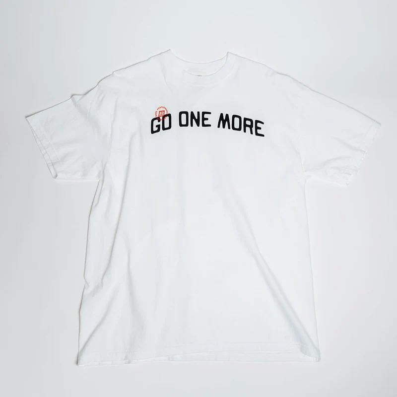 Go One More Tee / White