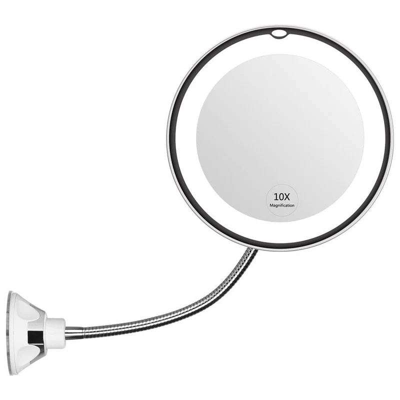 Miroir circulaire flexible 6.8" LED Lighted