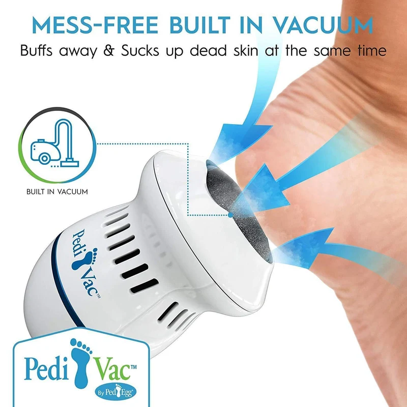 Rechargeable Electric Foot File PediVac