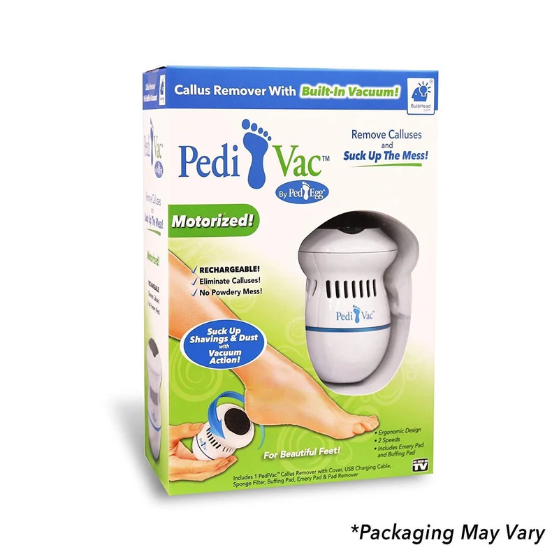 Rechargeable Electric Foot File PediVac