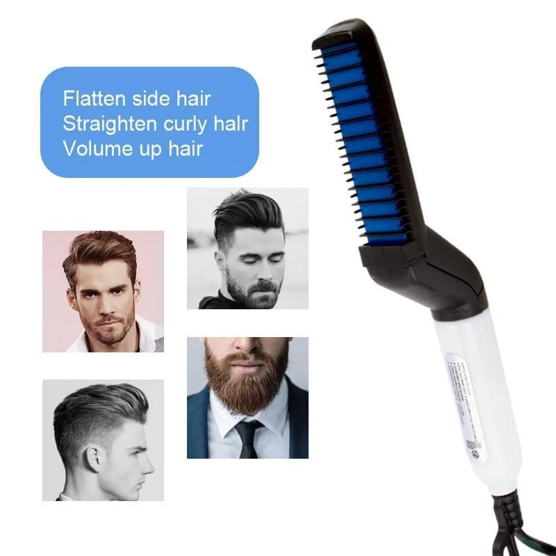 Multifunctional Comb Hair Brush Curling Iron