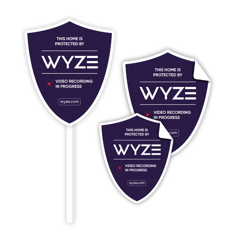 Wyze Security Reflective Sticker
