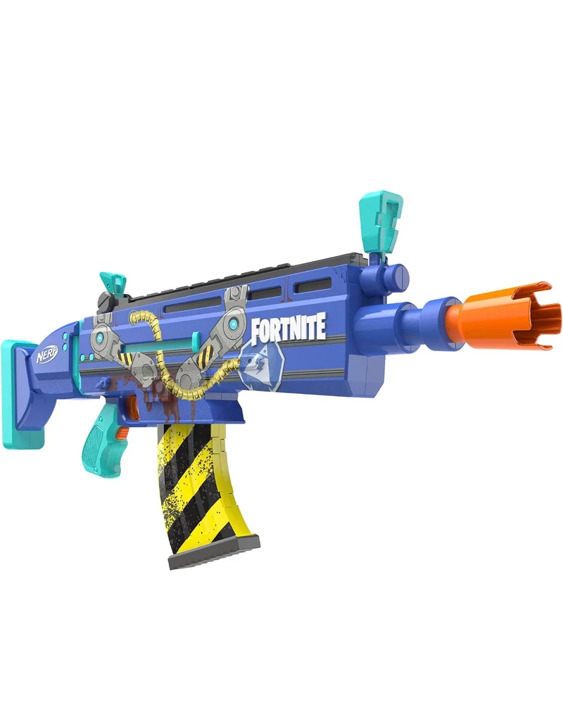 NER FORTNITE AR OG 10-Dart Removable Clip, 20 Nerf Elite Foam Darts, 2 Flip-Up Sights, Gifts For Kids Ages 8+