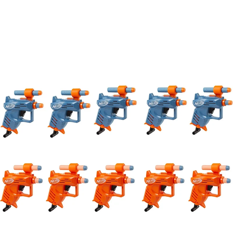 NERF Elite Ace SD-1 Party Pack, 10 Blasters, 20 Darts, Easter Gift for Kids, 8 Year Old Boys & Girls & Up