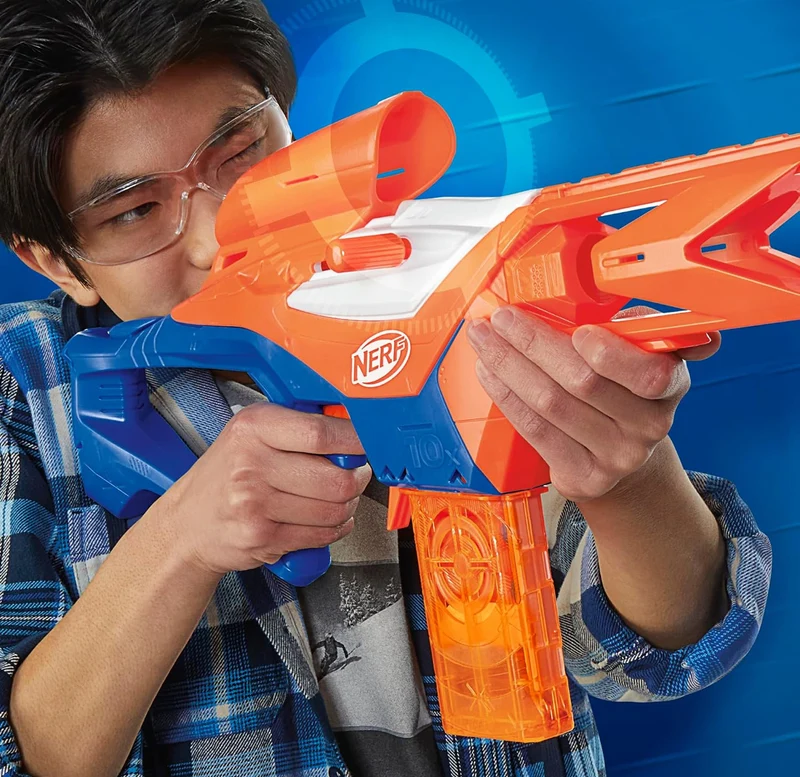 Nerf N Series Pinpoint Dart Blaster, 18 N1 Darts Compatible Only N Series Blasters, 10-Dart Clip, Blaster Gifts for Kids
