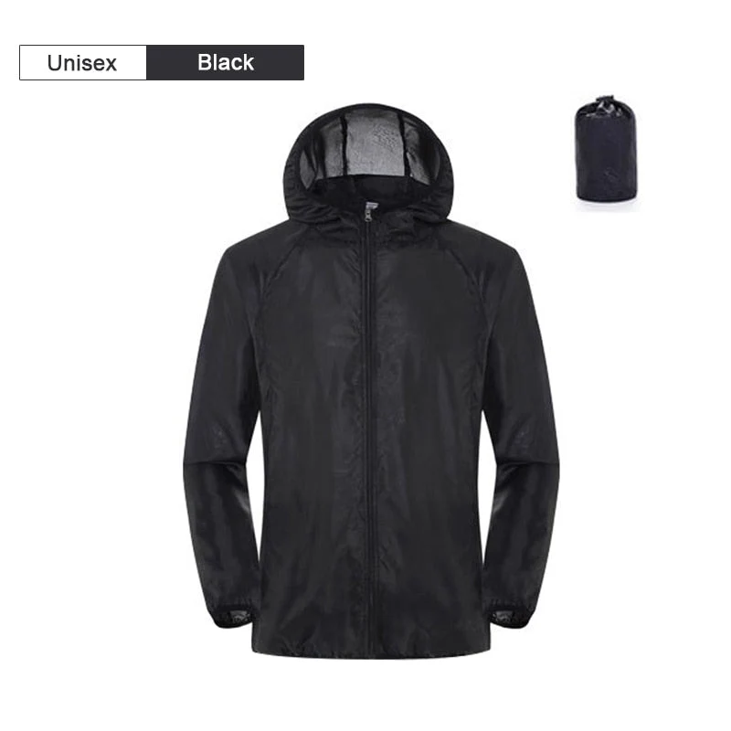 Coupe-vent imperméable léger unisexe