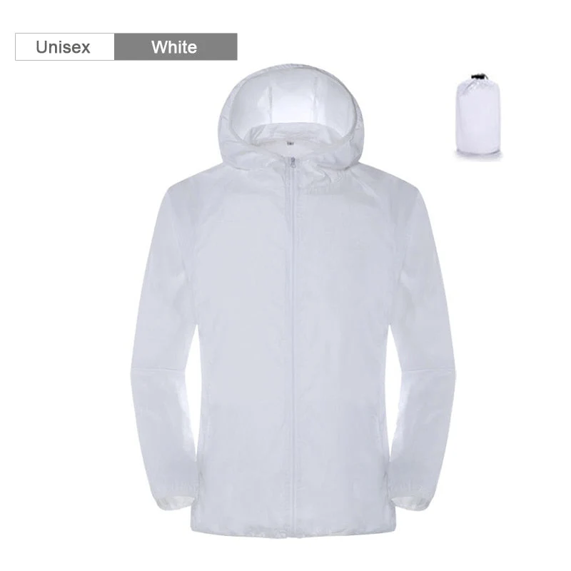 Coupe-vent imperméable léger unisexe