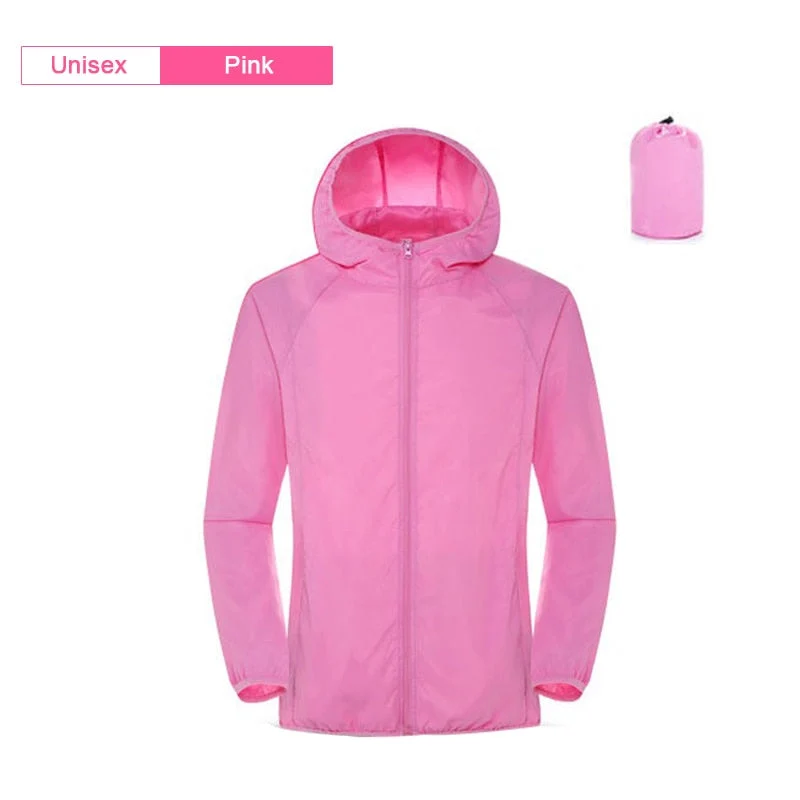 Coupe-vent imperméable léger unisexe