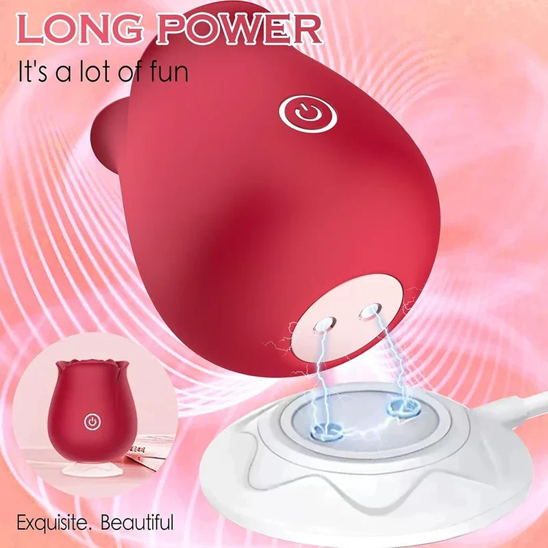 FLOWER - Stimulateur Féminin Multifonction Rechargeable – Massage Intime et Bien-Être Personnel