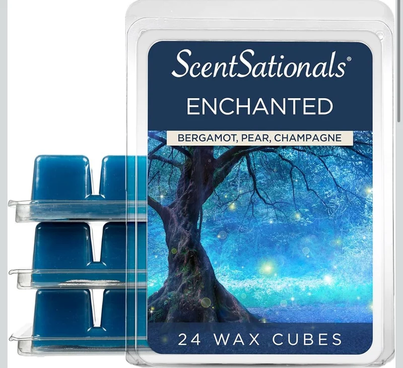 Scentsationals Wax Melts, Wax Cubes Strong Scent - Enchanted - 4PK