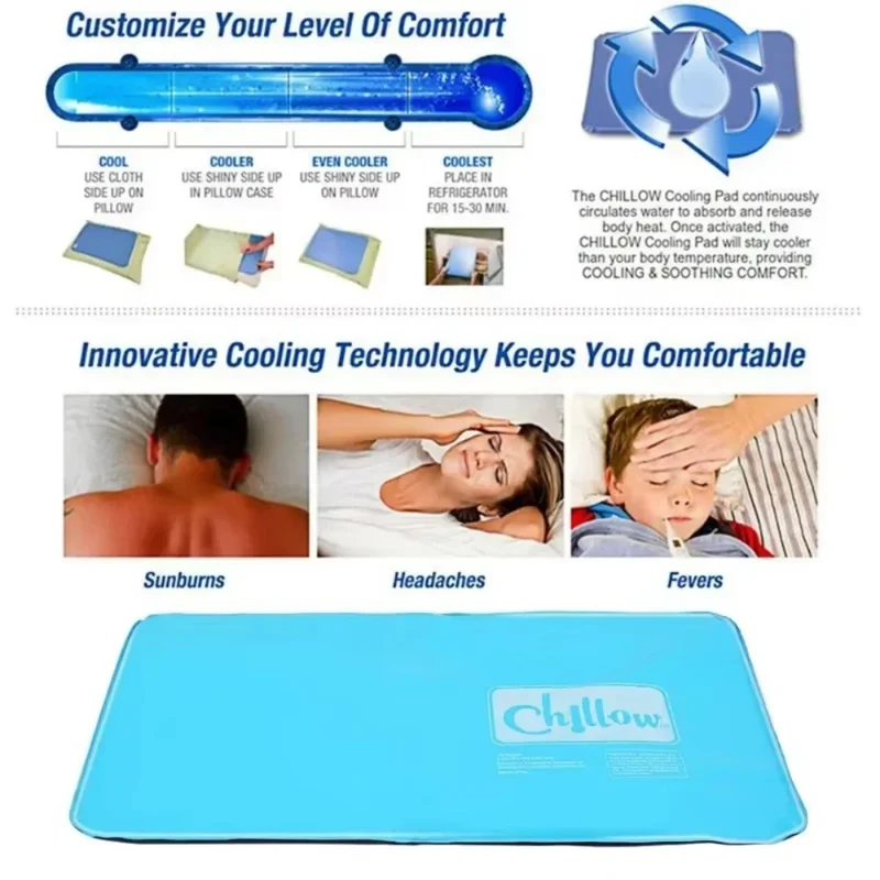 Coussin Rafraîchissant en Gel – Solution Confort contre la Chaleur Estivale