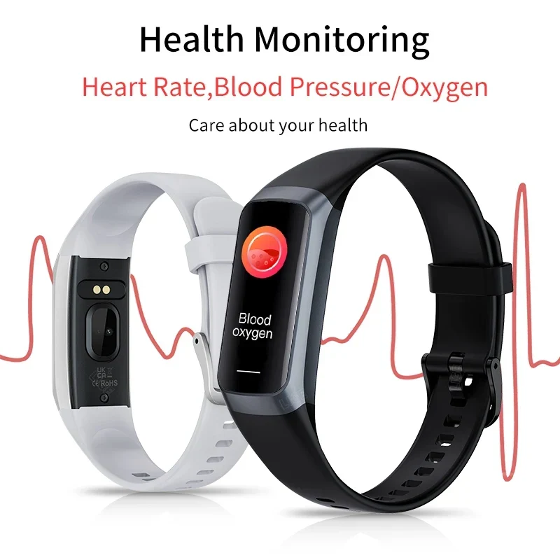 Montre Connectée AMOLED – Smartwatch Étanche avec Suivi Sport et Fréquence Cardiaque