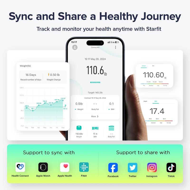 RunStar 4E SmartView Pro Smart Body Scale