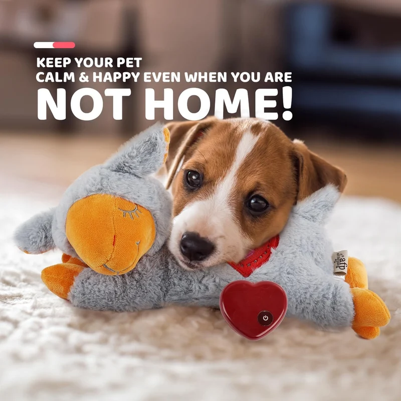 PAWS Heart Beat Plush Toy, Puppy Sleeping Buddy Cuddle,Soothing Plush Toy, Crate Training Puppy