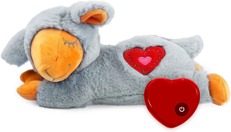 PAWS Heart Beat Plush Toy, Puppy Sleeping Buddy Cuddle,Soothing Plush Toy, Crate Training Puppy