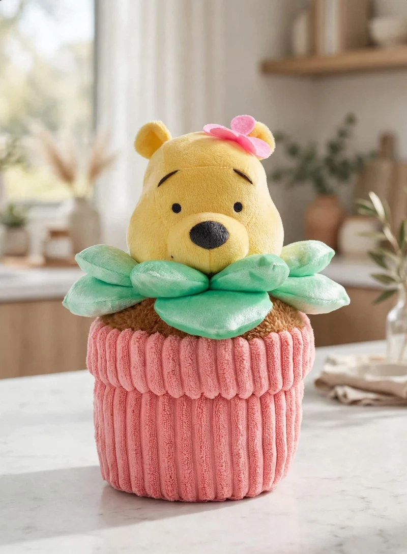 Disney Winnie the Pooh Hello Spring Potted Plant Stuffed Toy | 10.5-inc, Spring or Easter Baskets, for 2+ Years and Older