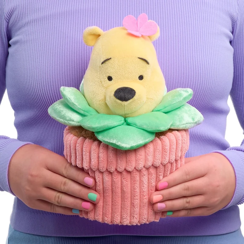Disney Winnie the Pooh Hello Spring Potted Plant Stuffed Toy | 10.5-inc, Spring or Easter Baskets, for 2+ Years and Older