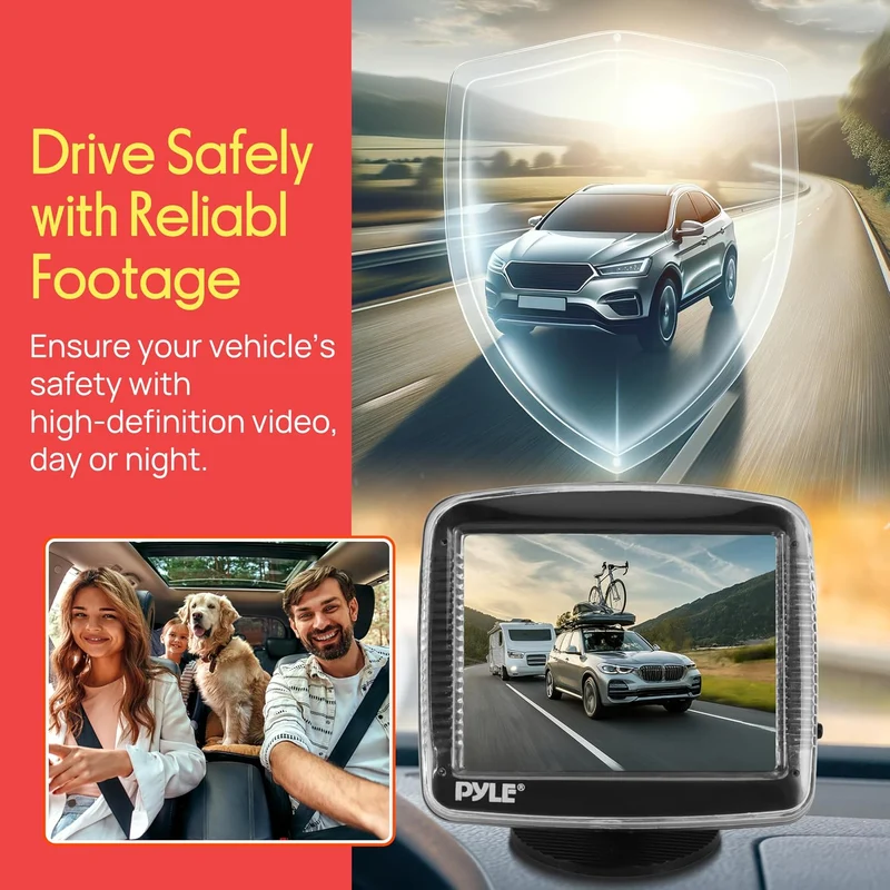 Rear View Backup Parking Reverse Camera, License Plate Mount