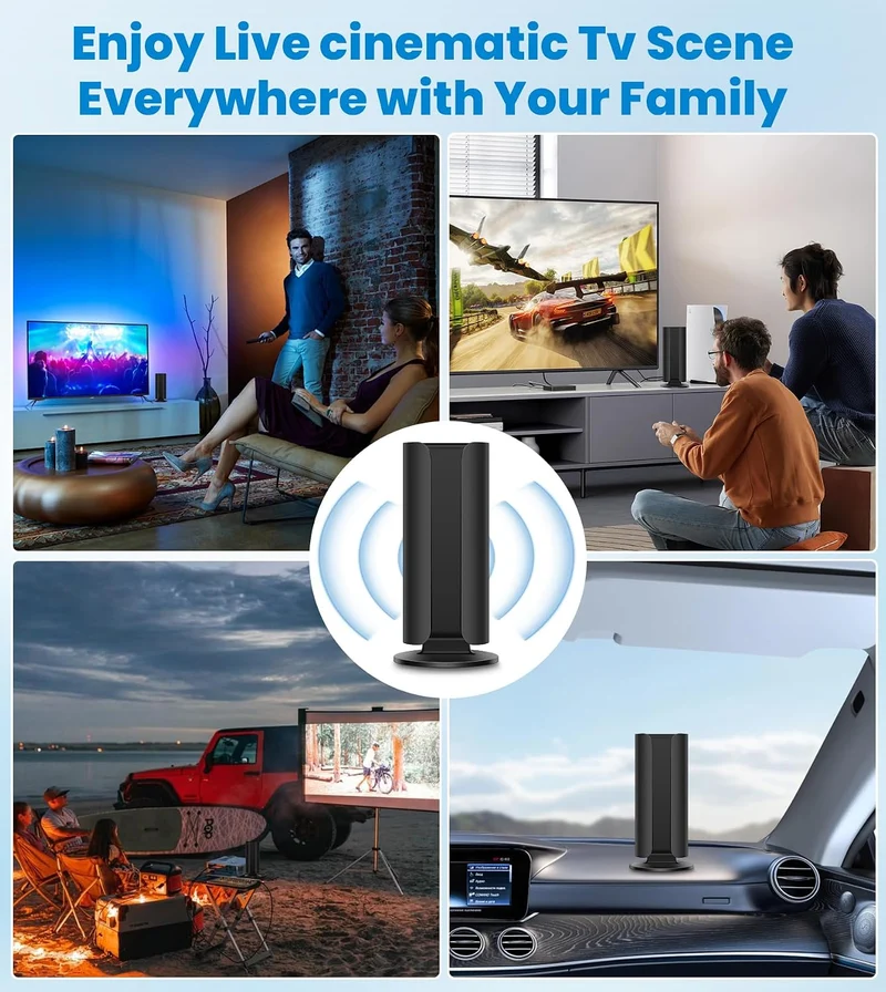 2026 TV Antenna for Smart TV, 5000+ Miles Range Strongest Digital HD TV Antenna