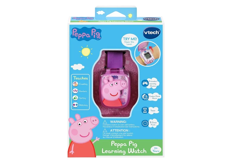 VTech Peppa Pig Learning Watch for kids - Purple