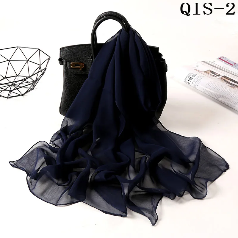 Foulard léger en mousseline de soie - 24 Couleurs