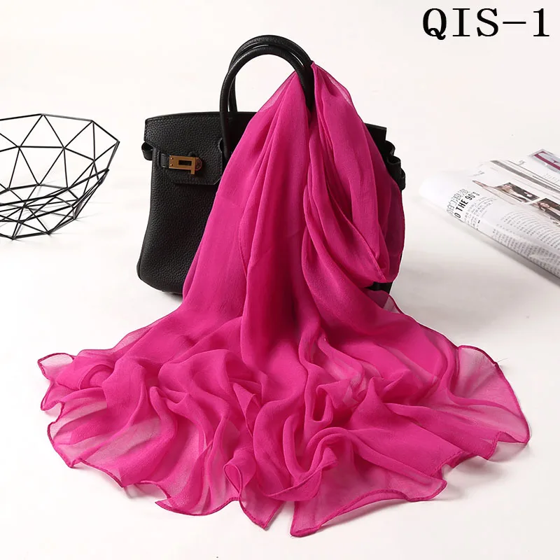 Foulard léger en mousseline de soie - 24 Couleurs