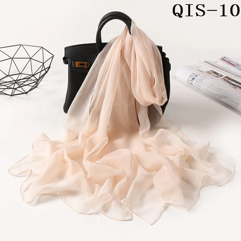 Foulard léger en mousseline de soie - 24 Couleurs